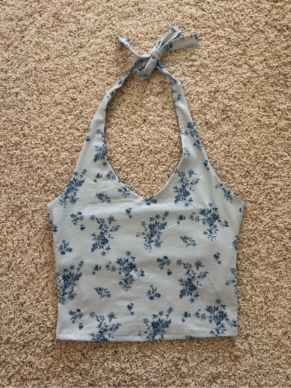 Hollister Floral Tie-neck Halter Top